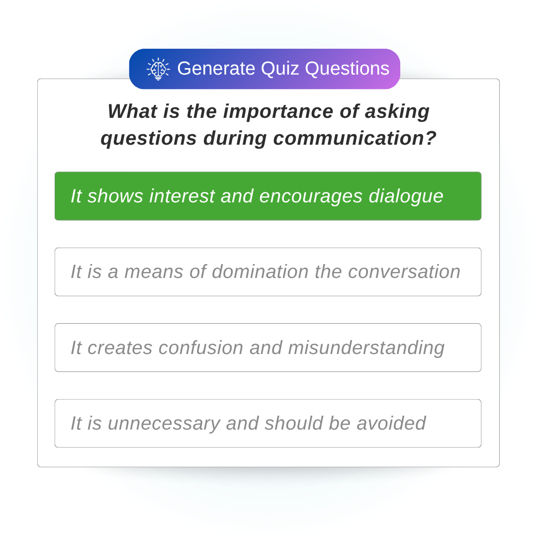 Auto-Generate Quizzes